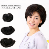 _Human hair 100_ wig_ Best quality of partial wig_top part